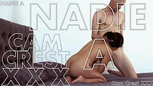 Cam Crest Explodes Cum On Nadie's Juicy Sweet Ass Free!