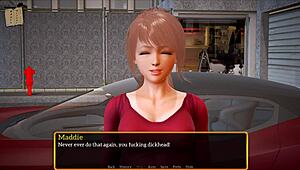 blonde plays new family game