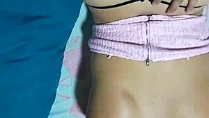 Amateur Couple Moves from Holiday Party to Intense Bedroom Orgasm