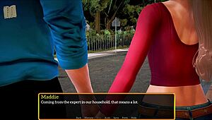 blonde plays new family game