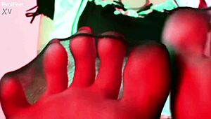 Ever had a latina maid's nylon feet wrapped around your cock for the ultimate footjob?