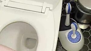 roomie leaves thongs in bathroom... i jerk my crazy hard cock then fuck her tight pussy later