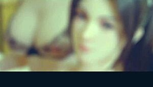 Ada wong strokes leon kennedy's cock in close-up animation