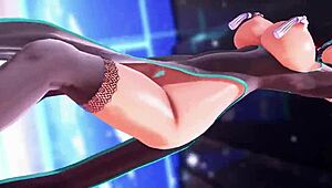 yo hatsune miku, why you keep shaking that big ass and tits while dancing?