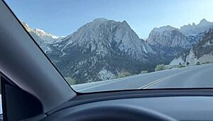 Blonde babe with big cock rides deep in hardcore POV.