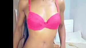 Magrinha Teases Sensually with Slow Masturbation and Body Worship