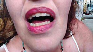 retro redhead lady 886 cums hard soaking her panties orgasm