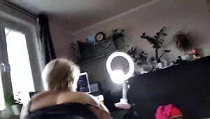 Mature Slutwife Aimeeparadise Anal Games with Husband Peter Stone Close-Up