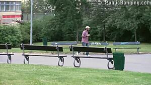 Pretty Teen Takes Famous Statue Cock in Wild Threesome Orgy