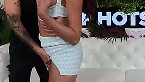 chloe amour chokes on huge cock in her throat while getting facefucked rough