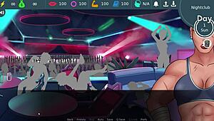 Rough Futanari Threesome Anal Creampie At Pub