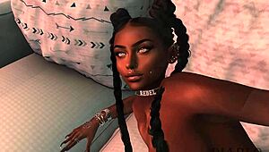 check out this 3d cartoon babe with massive tits getting wild