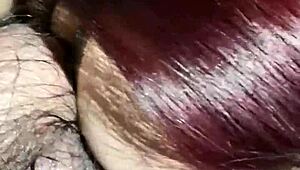 the milf prostitute drops to her knees sucking young cock hungrily