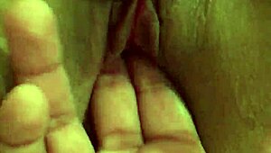 wanna see her squirt hard from masturbation play?