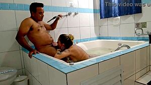 blonde asian amateur bends for intense anal pounding