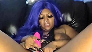 Squirting Black Kim Ocean Explodes Everywhere!