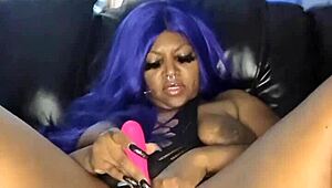 Squirting Black Kim Ocean Explodes Everywhere!