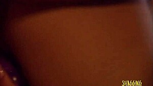 Husband Licks Beautiful Blonde's Big Tits Wet Pussy Bedroom Closeup