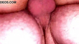 he slips into her ass by mistake but girlfriend moans and begs for creampie finish pov