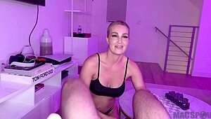 jmac teases andi avalon wet. she squirts on huge cock
