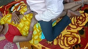 Hot Swinger Wife in Yellow Saree Gets Intense Chudai After Husband Sleeps