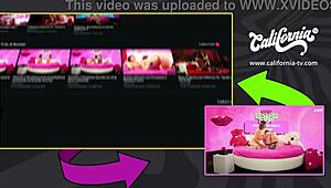 Popertane's Hottest Brazilian Ass Licks Naughty Young Pussy On Tv!