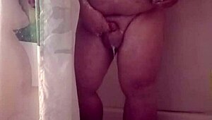 showering my small cock feels so damn good today