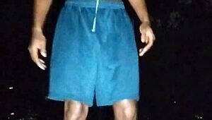 i'm the sexy athletic brunette working out in dorm dreaming of daddy's touch