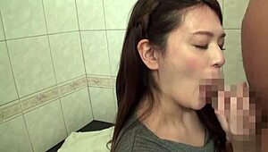 japanese busty milf looks so cute soaking in the bath