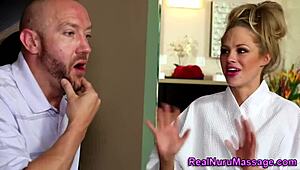 I meant to give that nuru masseuse my rod but she started sucking it hard right away