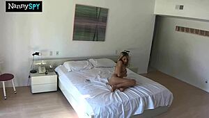 dyke babysitter caught burying face in girlfriend's tight wet snatch