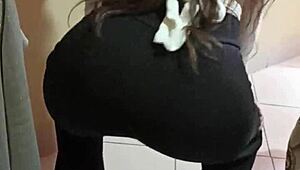 you won't believe this tiny venezuelan dancing before she spreads for sex!