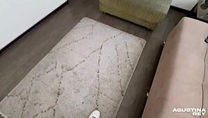 Shy Big Ass Girl Fucks Rich Guy. I Cum On Her Tight Pussy Face!