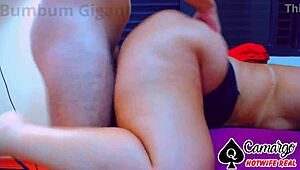 he exploded deep in my wet pussy while hiding from my cuck husband next door