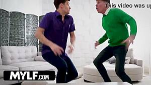 i'm punishing my stepson for the vase... teaching him submission with my big tits and tight vagina!!