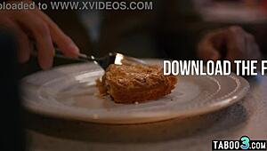 desperate katie kush bends over deepthroats throbs to save family biz on rough brunette dick