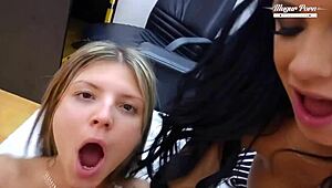 damn gina gerson and samanta blaze homemade pounding big cock deepthroat