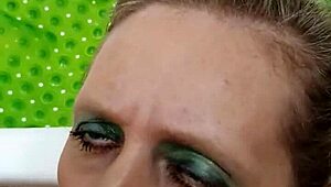 Does german milf prostitute sandra swallow every drop of cum after deep blowjob?