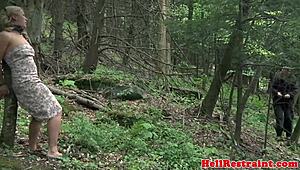 Bound Submissive Endures Intense Water Bondage Punishment in Garage with Toys and Vibrator