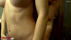 Big Tits Babe Fingers and Licks Pussy to Dripping Orgasm