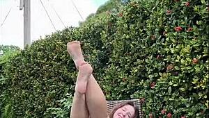 Fucking My Curvy Fat Ass with Dildo for Neighbor