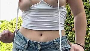 Fucking My Curvy Fat Ass with Dildo for Neighbor