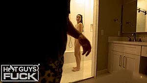 Petite 18yo Latina College Teen with Amazing Natural Tits Gets Bent Over Doggystyle by Hot Interracial Stud