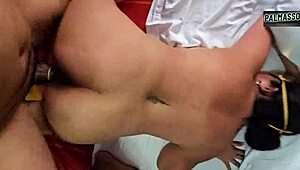 Grabbed this mature latina off the street, bent her over for rough doggy pounding