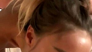 Monika Fox Sucks Pierced Nipple Cock Swallows Every Cum Drop