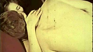 Vintage hairy milf explores retro mommy taboo pleasures casually