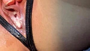 Petite POV Dildo Play Creampie After Cleaning Fun