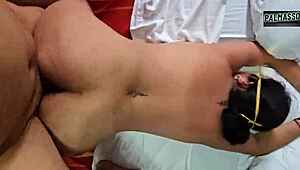 Grabbed this mature latina off the street, bent her over for rough doggy pounding