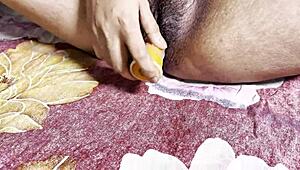 college teen with big natural tits fingers wet pussy then gets muff dived to screaming orgasm