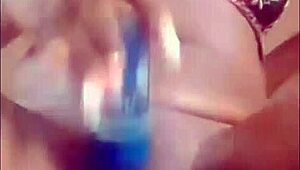 i was home horny so i toyed my juicy pussy lips